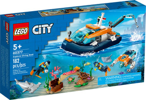 LEGO 60377 CITY EXPLORER DIVING BOAT