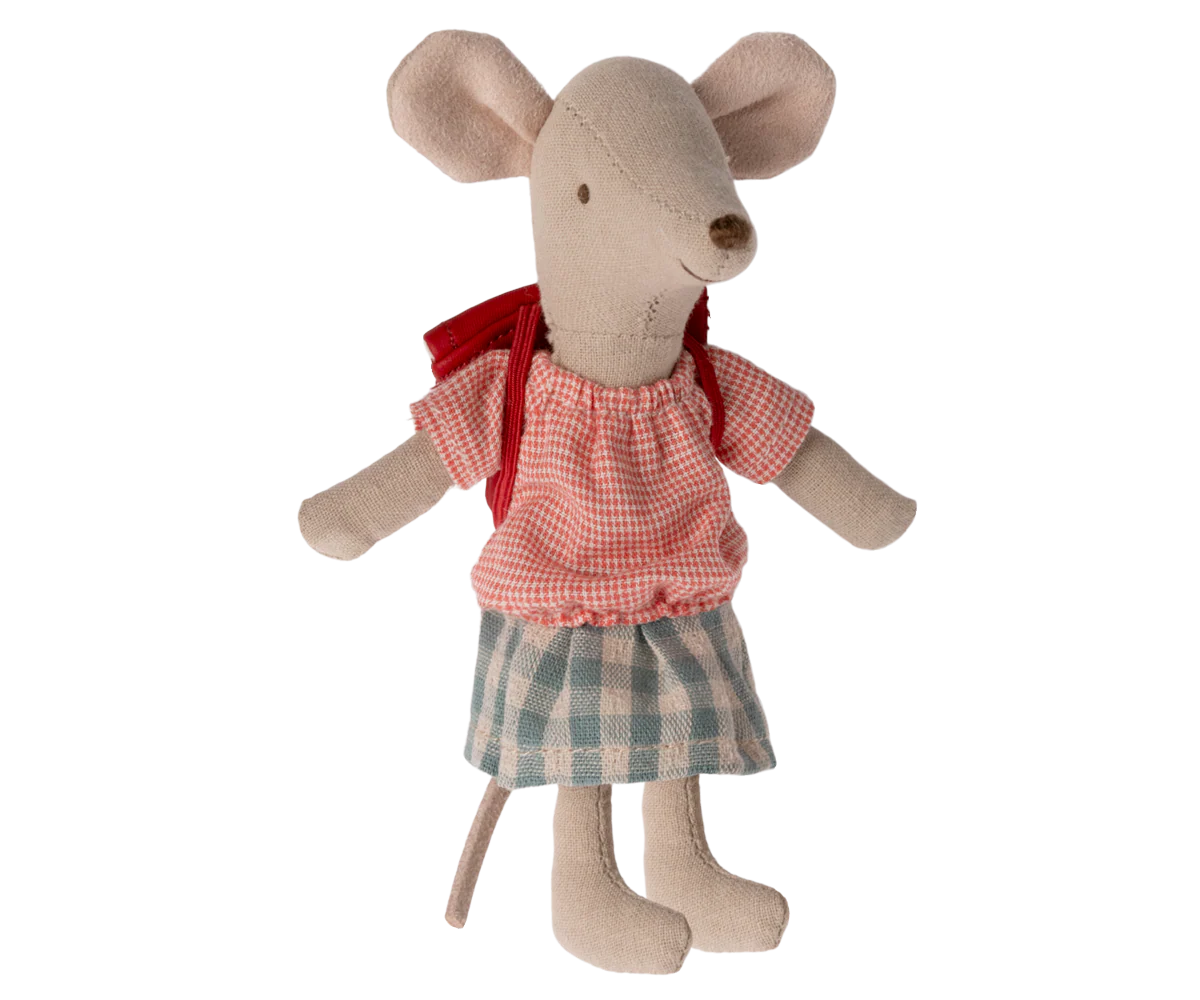 TRICYCLE MOUSE BIG SISTER RED 17-4205-00