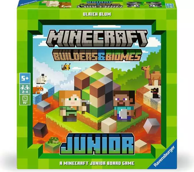 Minecraft Junior: Builders & Biomes Board Game