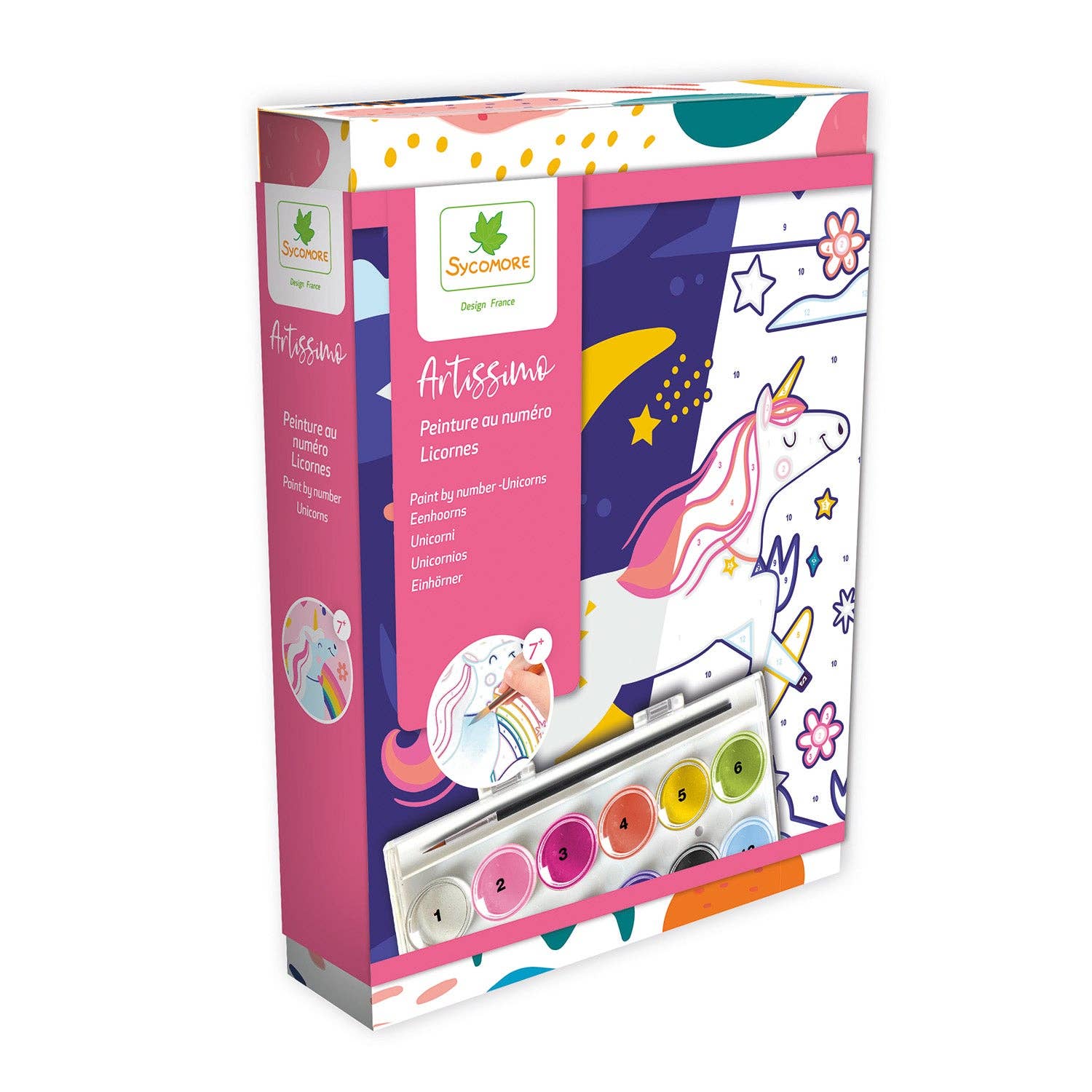 Artissimo -S Paint By Numbers Unicorns - 7y+