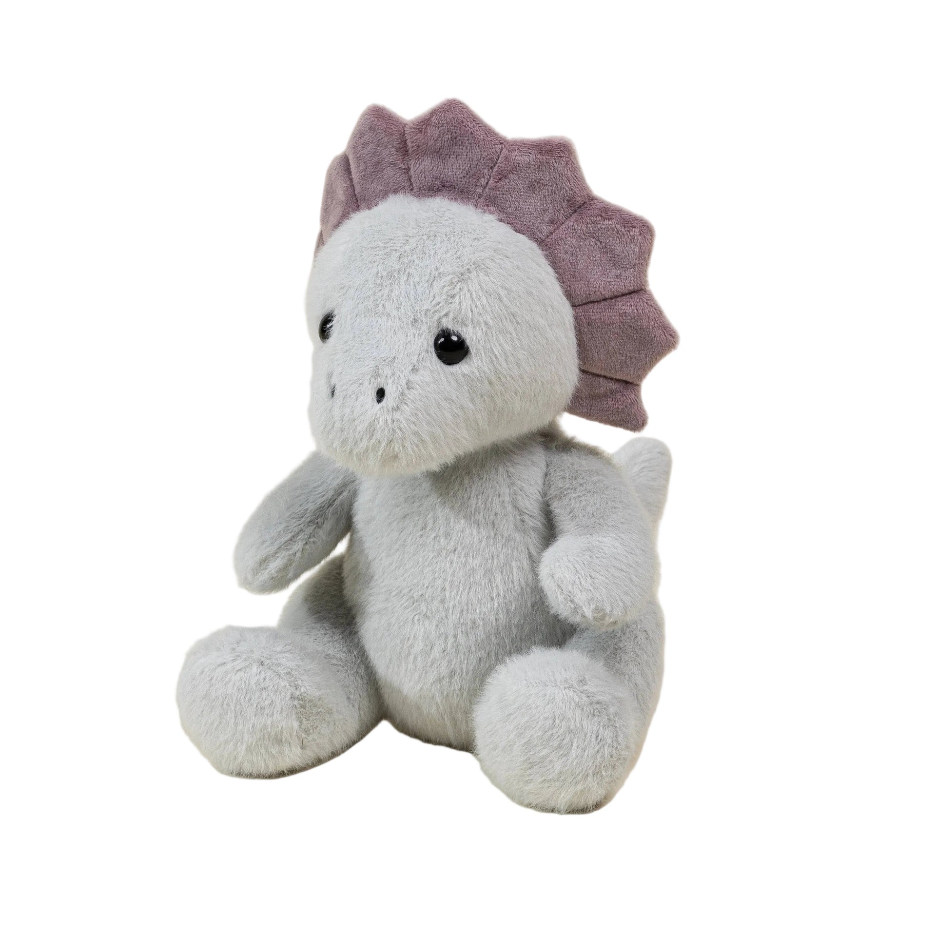 Dino Plush Toy - Grey Triceratop