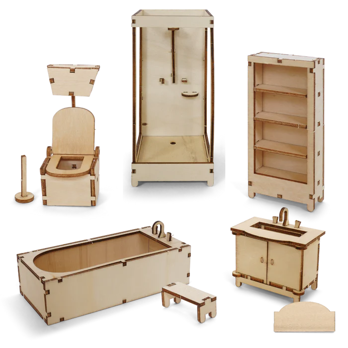 MOUSE HOUSE FURNITURE BATHROOM