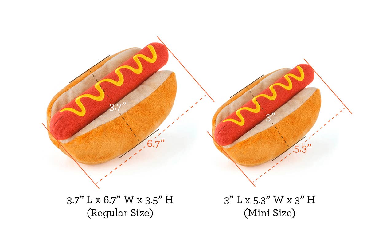 NYC DOG TOY HOT DOG