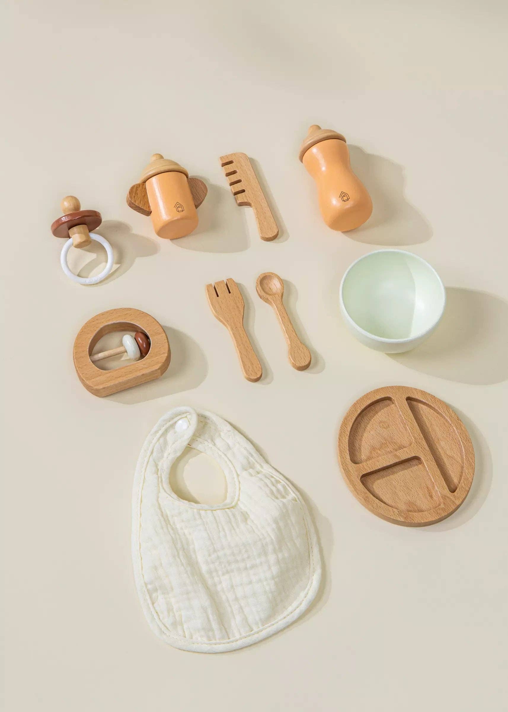 Doll Accessories Wooden Playset