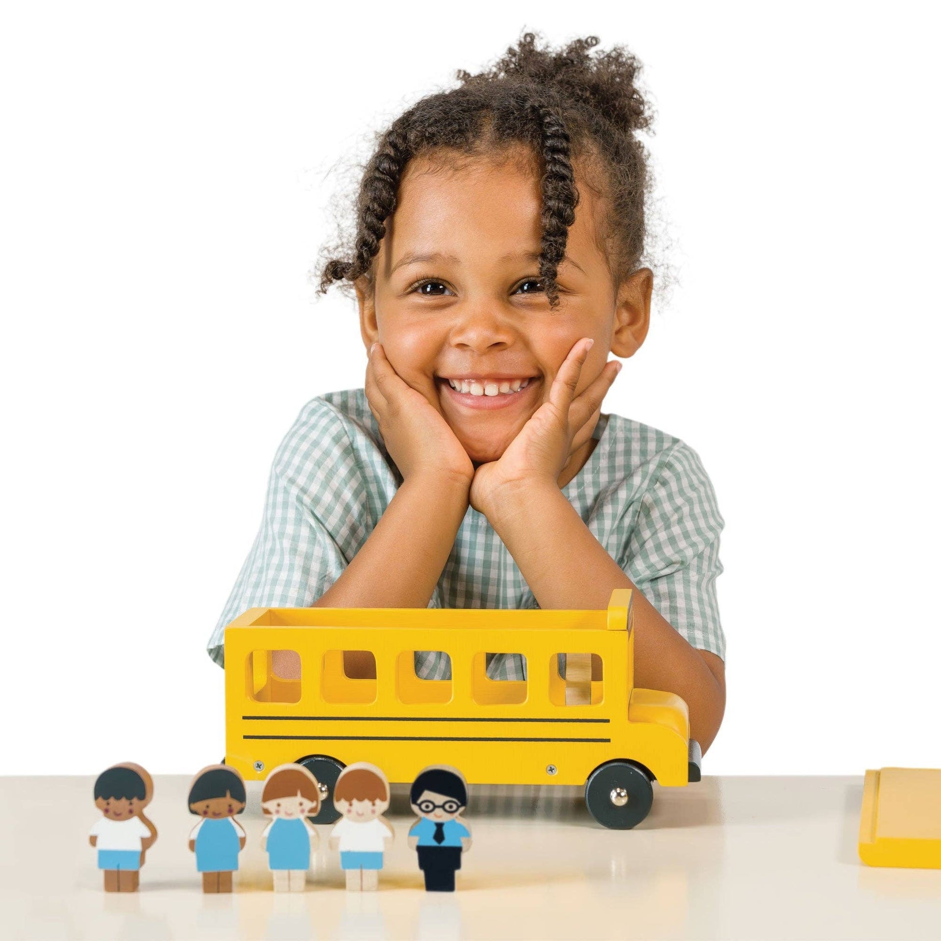 Wooden Little Friends School Bus