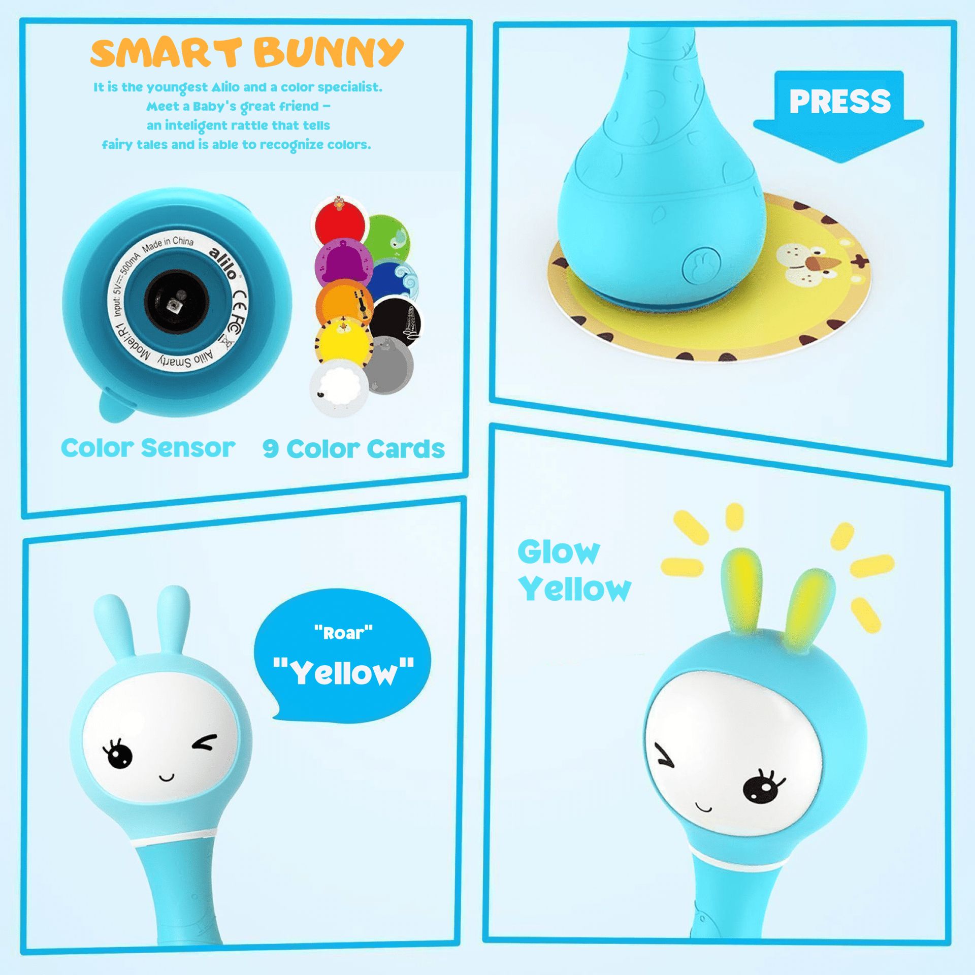 SMARTY SHAKE & TELL RATTLE BLUE