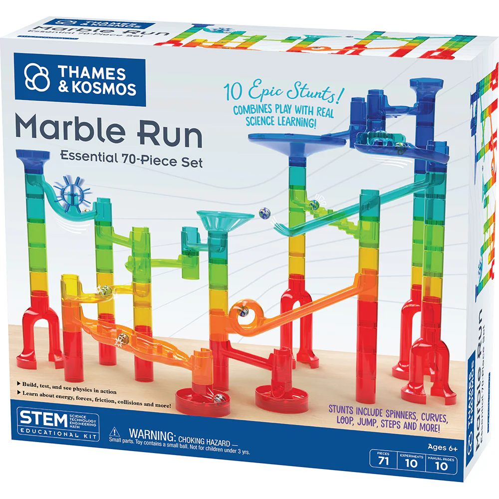 THAMES AND KOSMOS MARBLE RUN ESSENTIAL 70-PIECE SET