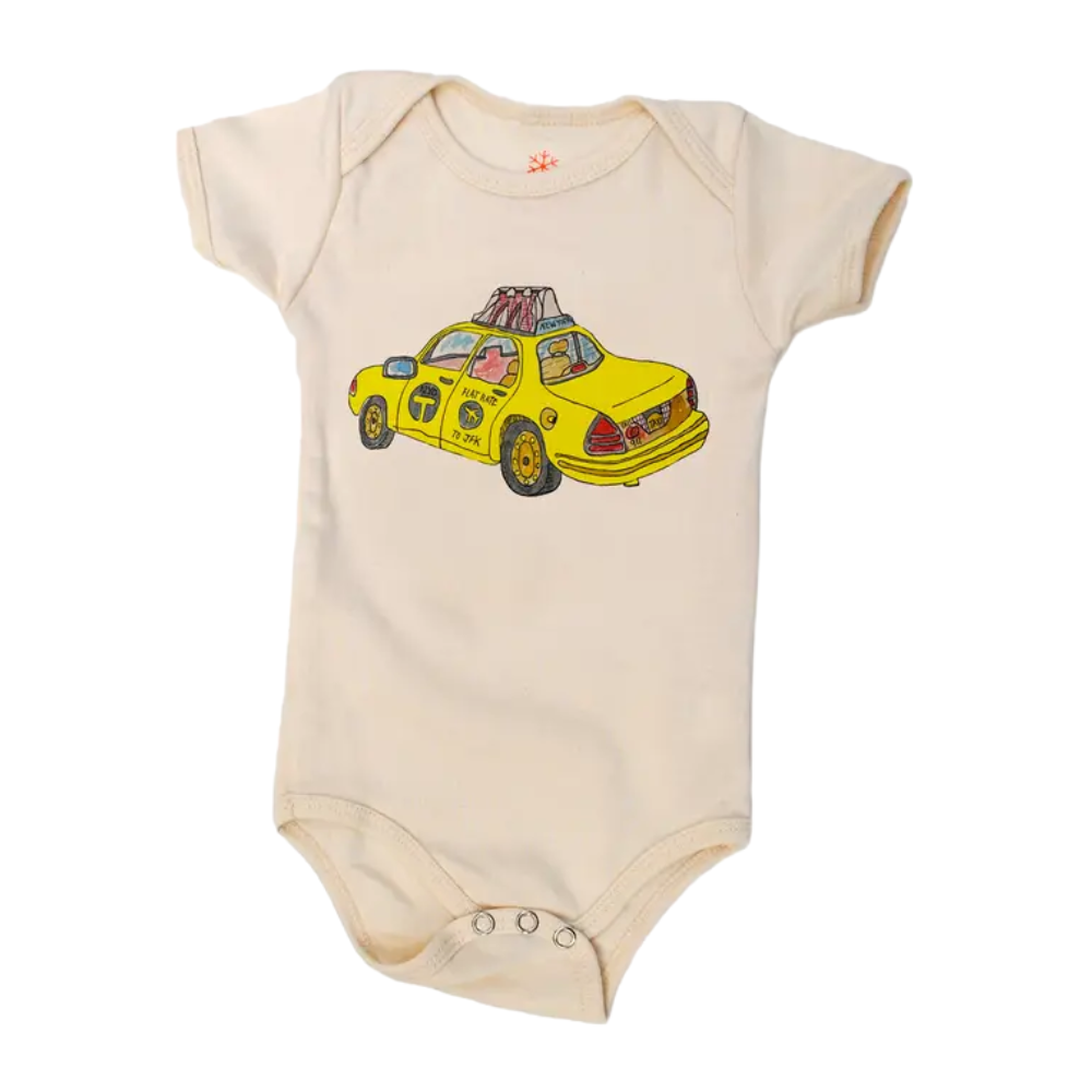 NYC YELLOW TAXI ORGANIC BODYSUIT