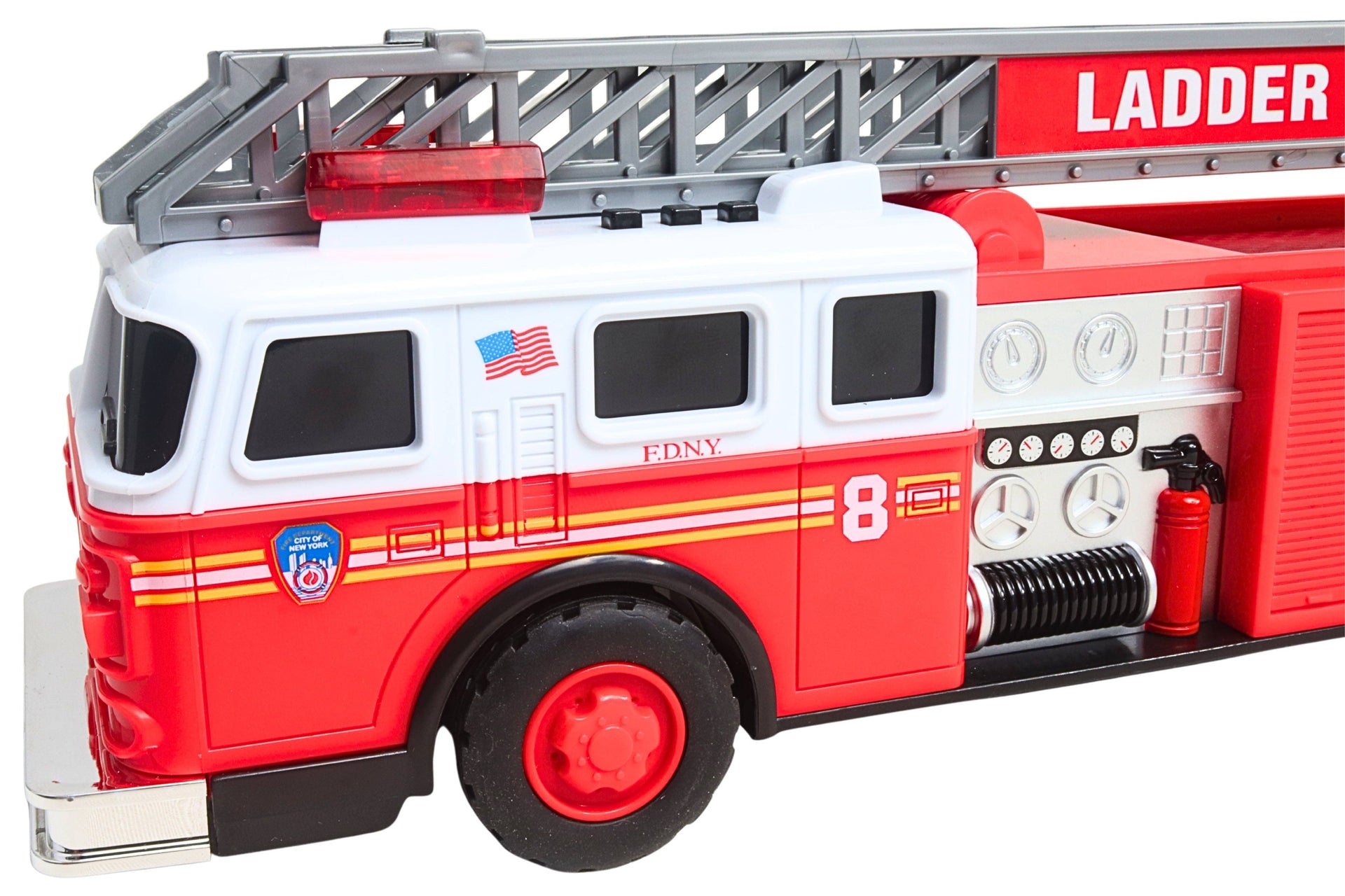 FDNY LADDER TRUCK W/LIGHTS & SOUND