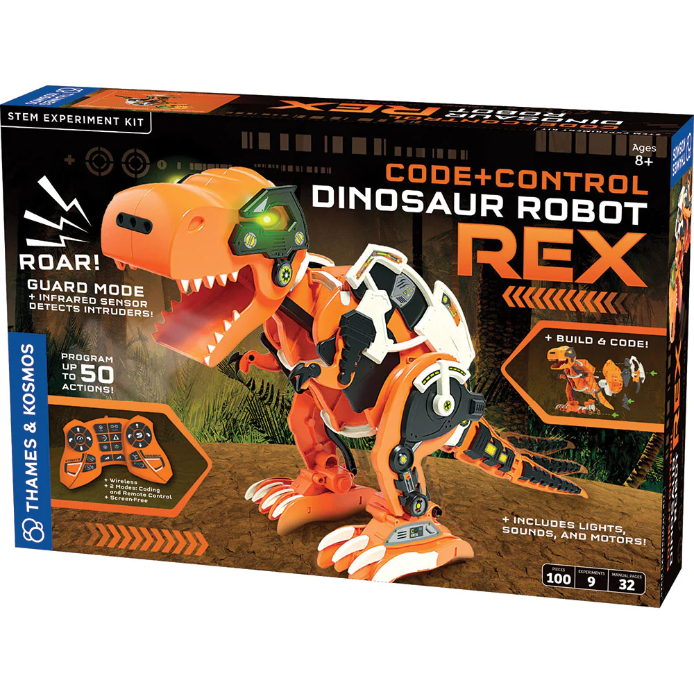 CODE+CONTROL DINOSAUR ROBOT: REX