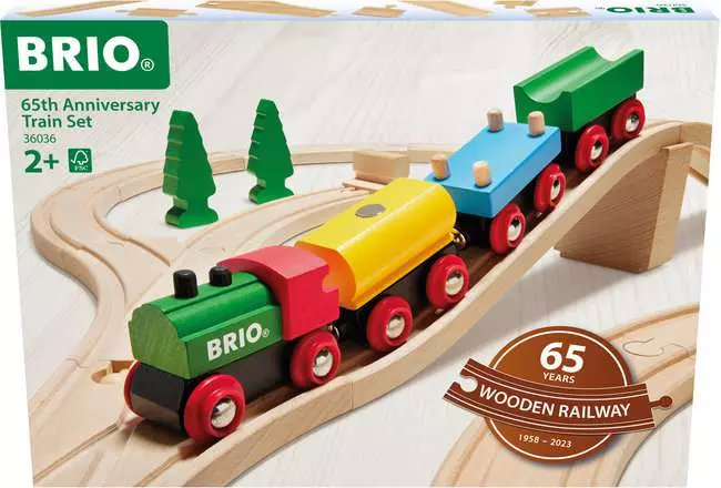 BRIO 36036 65TH ANNIVERSARY TRAIN SET NEW 2023