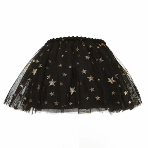 BLACK GOLD STAR MIDI TUTU