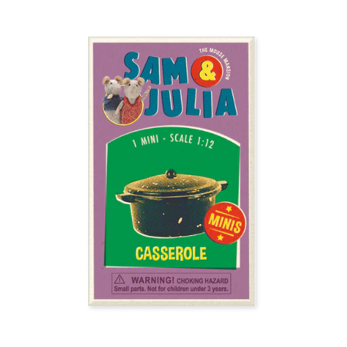 MOUSE HOUSE MINI MATCHBOXES WITH MINIATURE KITCHEN ITEMS