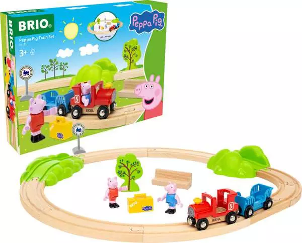 BRIO 63612300 PEPPA PIG TRAIN SET LARGE
