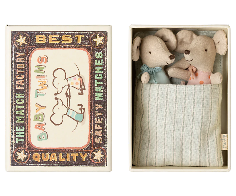 17-5000-00 TWINS BABY MICE IN MATCHBOX 2025
