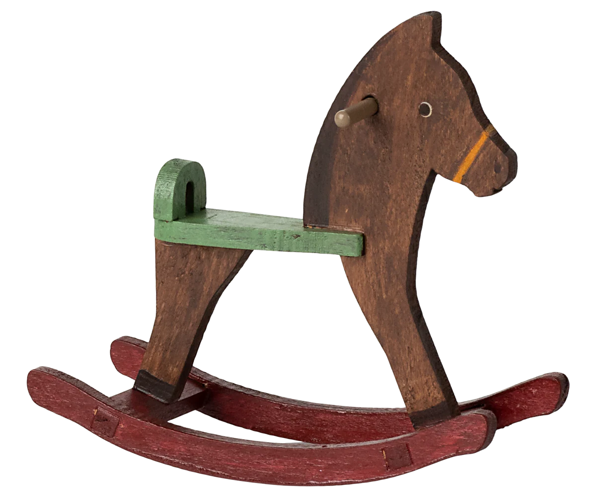 ROCKING HORSE MOUSE DARK BROWN