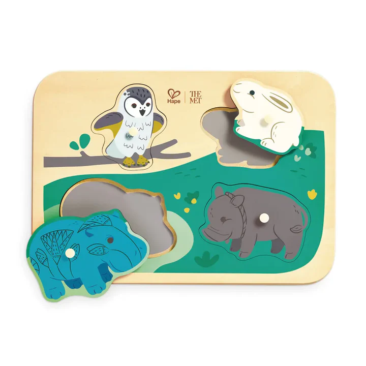 HAPExTHEMET ANIMAL FRIENDS PEG PUZZLE