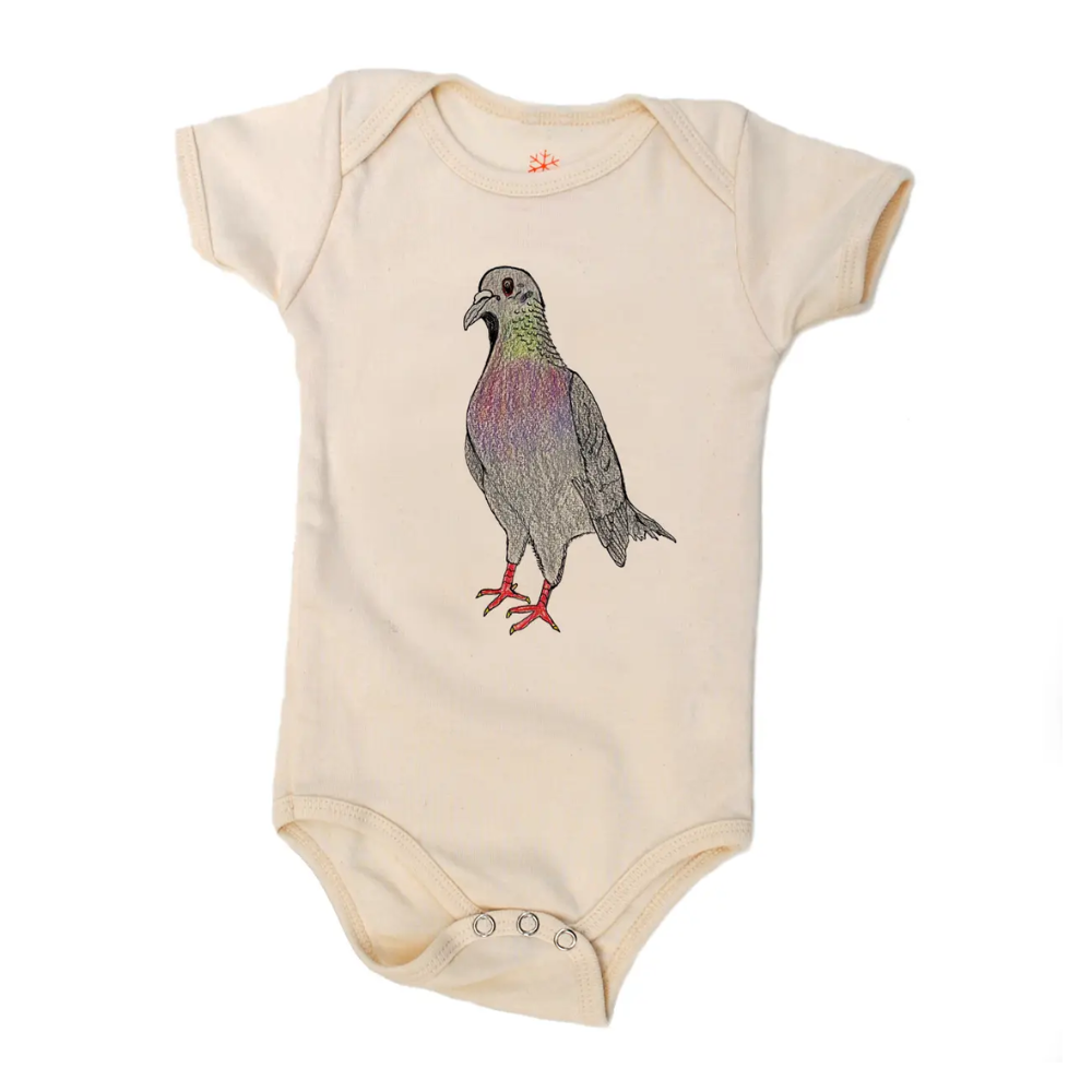NYC ORGANIC PIGEON ONESIE