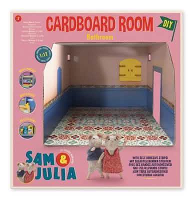 MOUSE HOUSE CARDBOARD ROOM BATHROOM