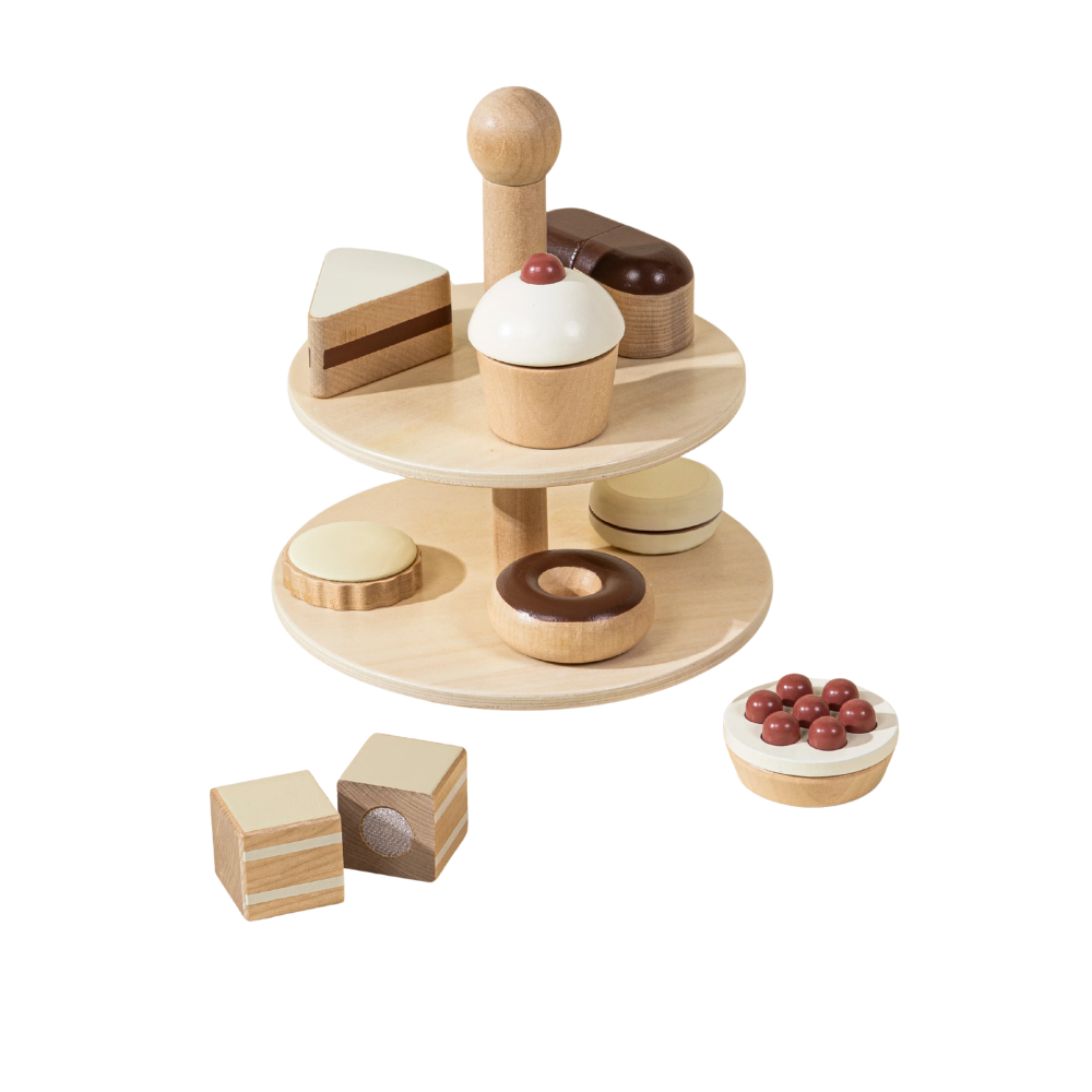 COCO VILLAGE WOODEN DESSERTS TOWER