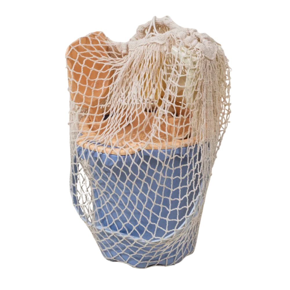 OVERSIZED 6-PIECE WHEAT STRAW SAND TOY SET BUCKET