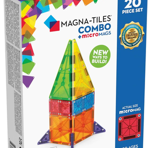 MAGNA-TILES - Combo + microMAGS - 20 PCS