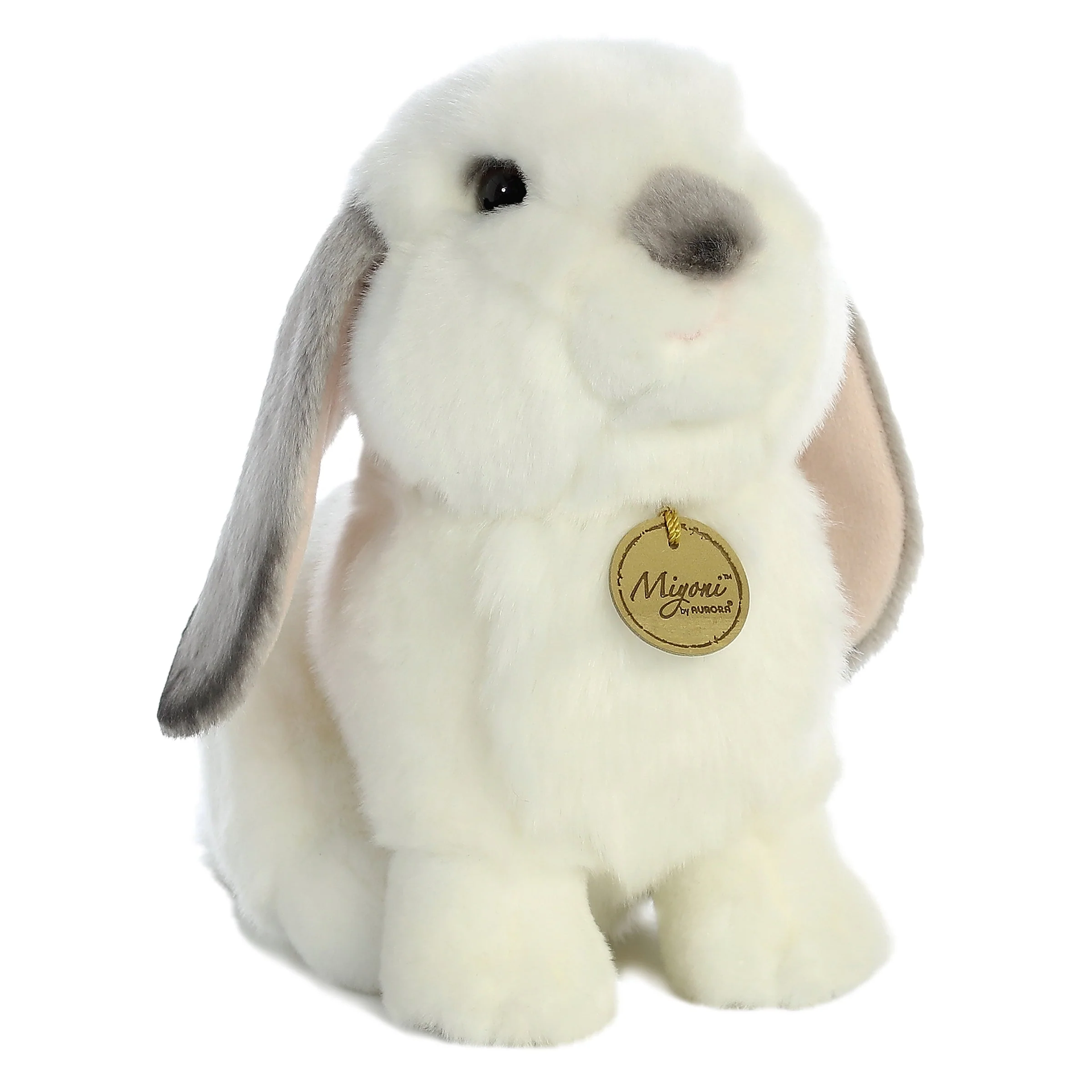 11" LOP EARED RABBIT WITH GREY EARS-MD.