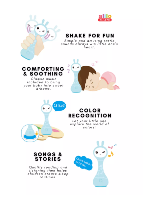 SMARTY SHAKE & TELL RATTLE BLUE