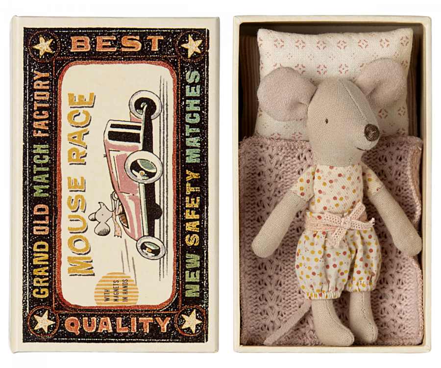 LITTTLE SISTER MOUSE IN MATCHBOX 17-4100-00