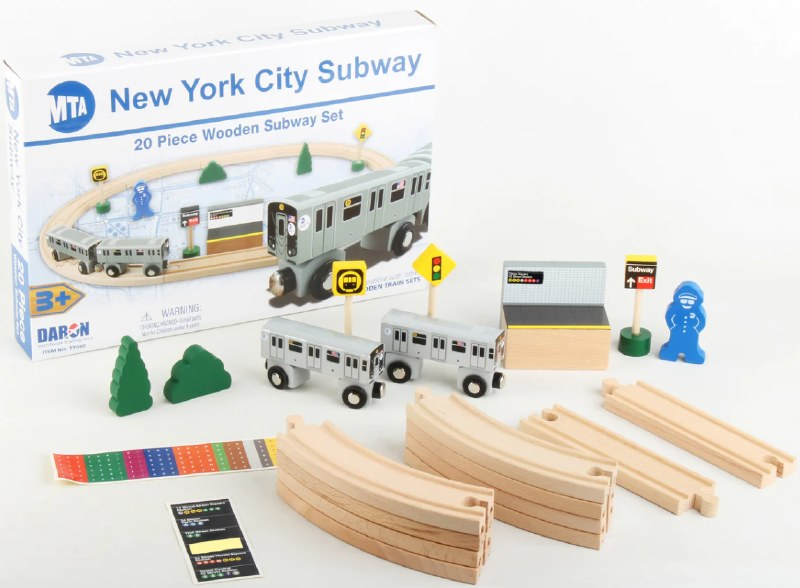 Mta Wooden Train Set