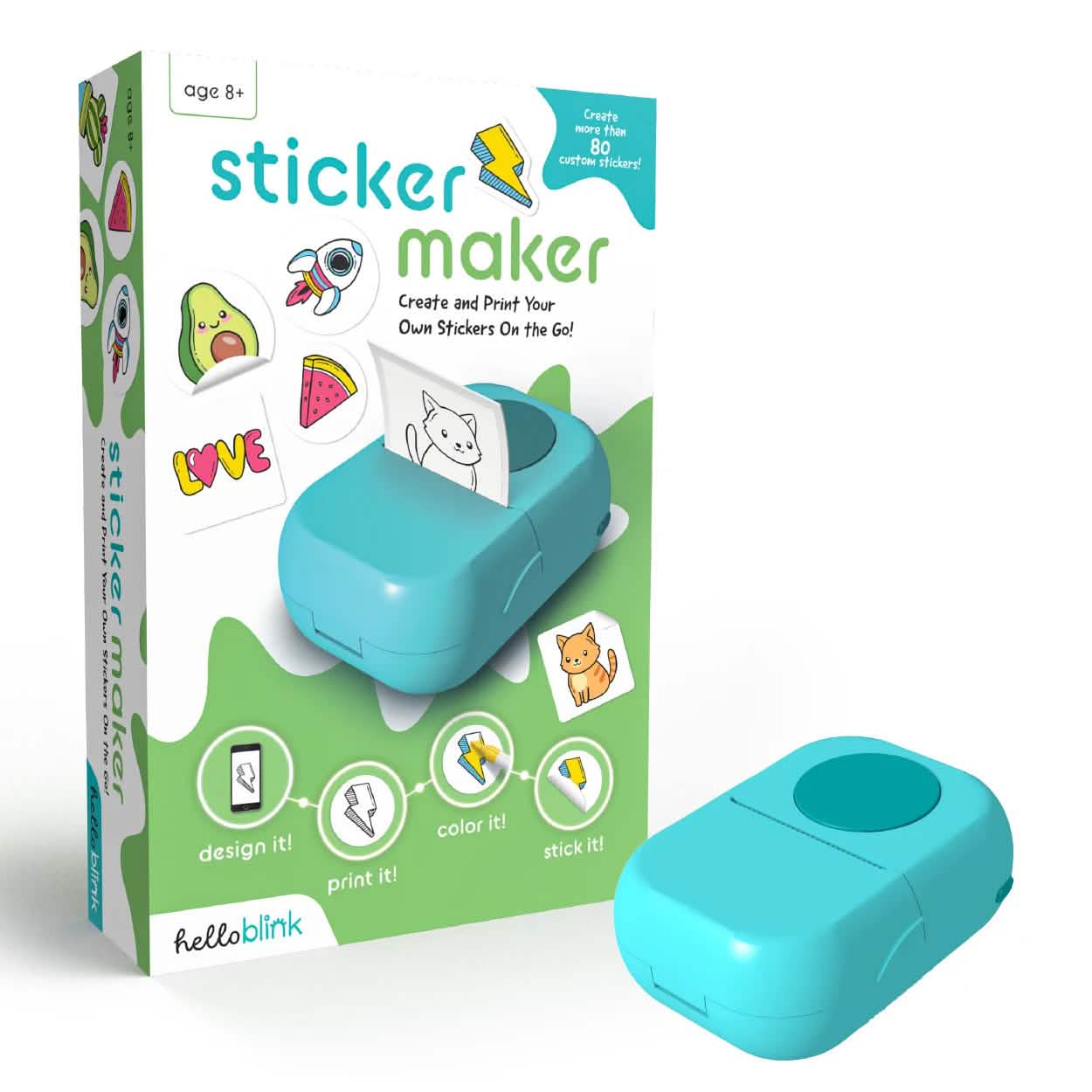 HELLO BLINK STICKER MAKER