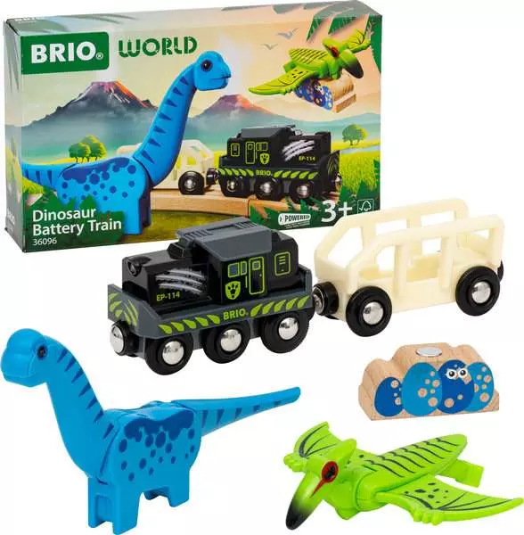 BRIO 36096 DINOSAUR BATTERY TRAIN