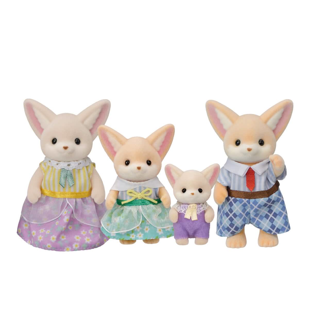 CALICO CRITTERS FENNEC FOX FAMILY