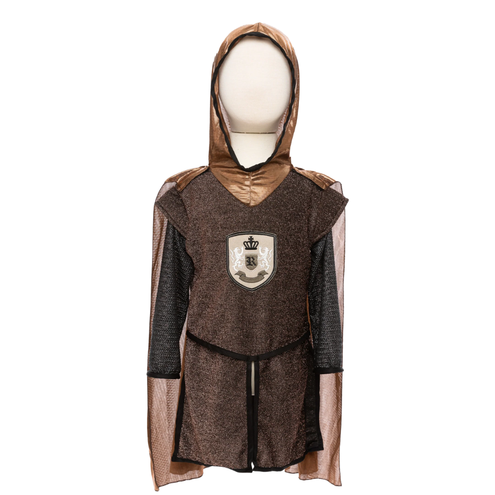 Brilliant Copper Knight Tunic w/Cape, Size 5-6