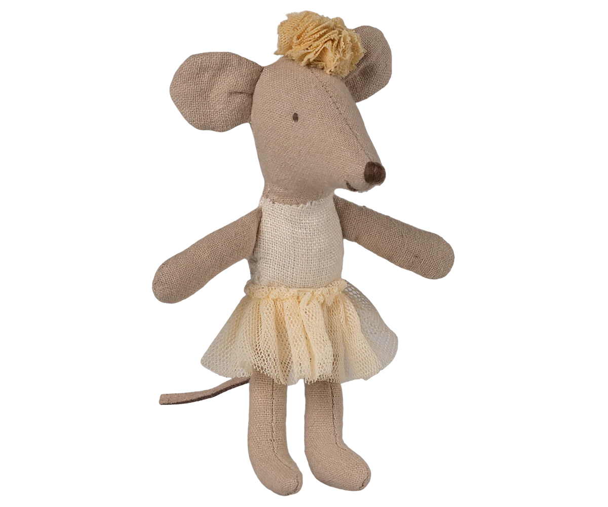 Ballerina Mouse Little Sister Off White