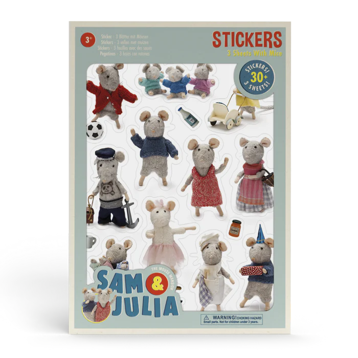 SAM & JULIA STICKERS SHEETS