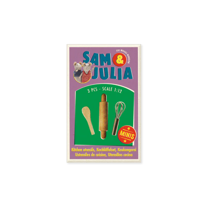 MOUSE HOUSE MINI MATCHBOXES WITH MINIATURE KITCHEN ITEMS