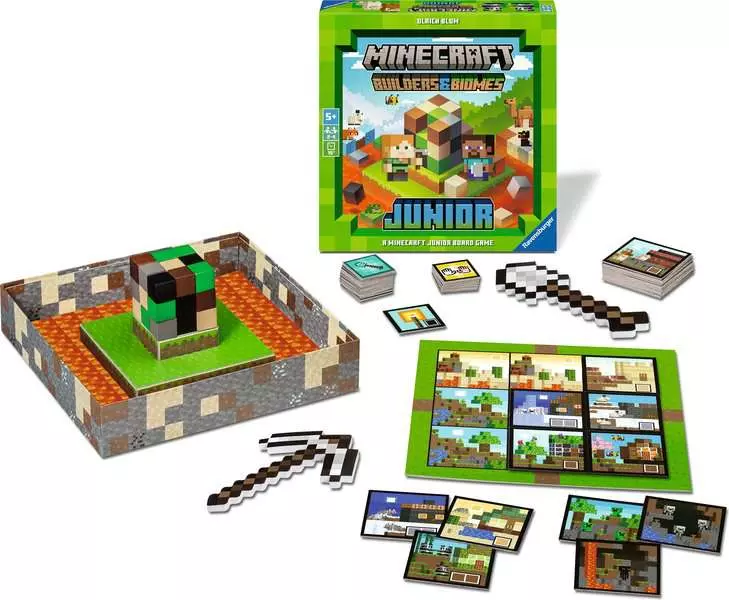 Minecraft Junior: Builders & Biomes Board Game