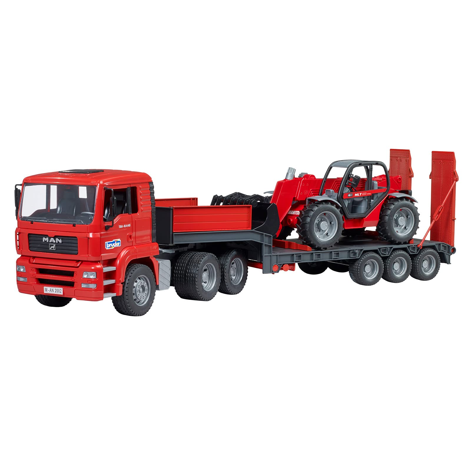 BRUDER 02774 MAN TGA LOADER WITH MANITOU LOADER