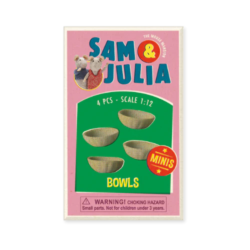 MOUSE HOUSE MINI MATCHBOXES WITH MINIATURE KITCHEN ITEMS