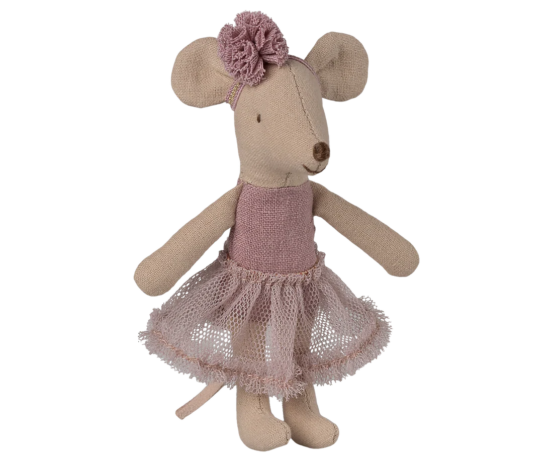 BALLERINA MOUSE LITTLE SISTER - HEATHER 17-6108-00