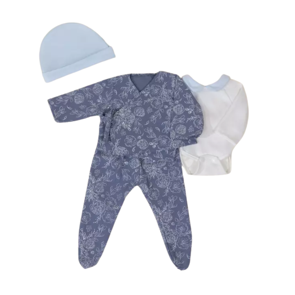 Cocobaby 18" (46 cm) Baby Play Doll Clothing Set – Newborn Set