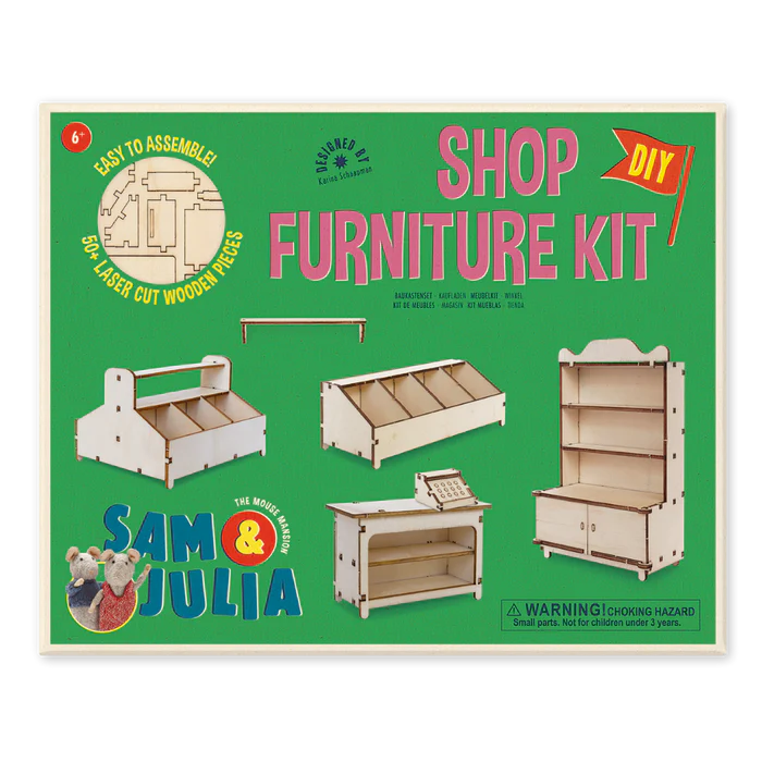 MOUSE HOUSE FURNITURE KIT SHOP