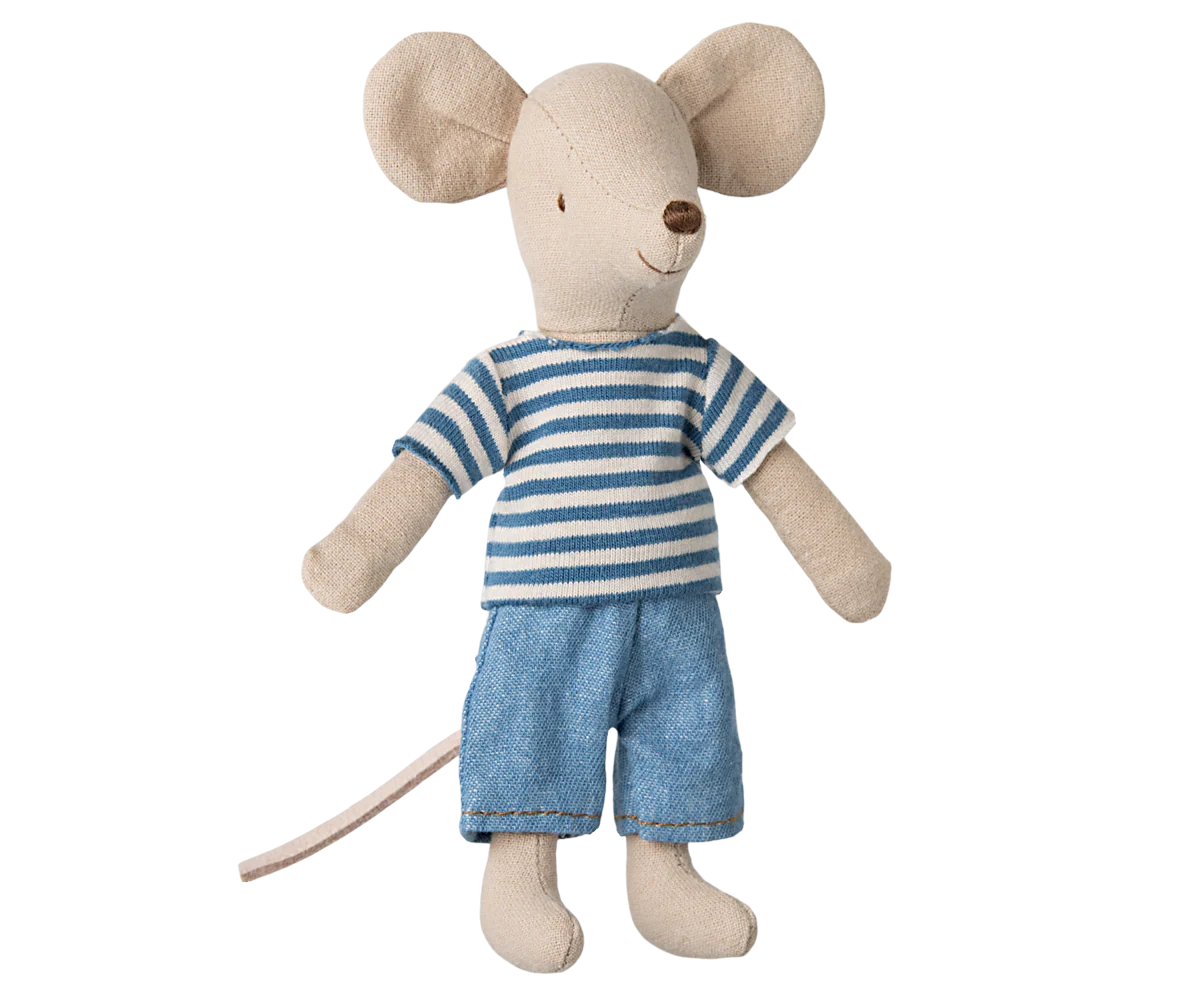 LOUIMAX MOUSE BIG BROTHER BLUE STRIPE SHIRT 17-5202-00