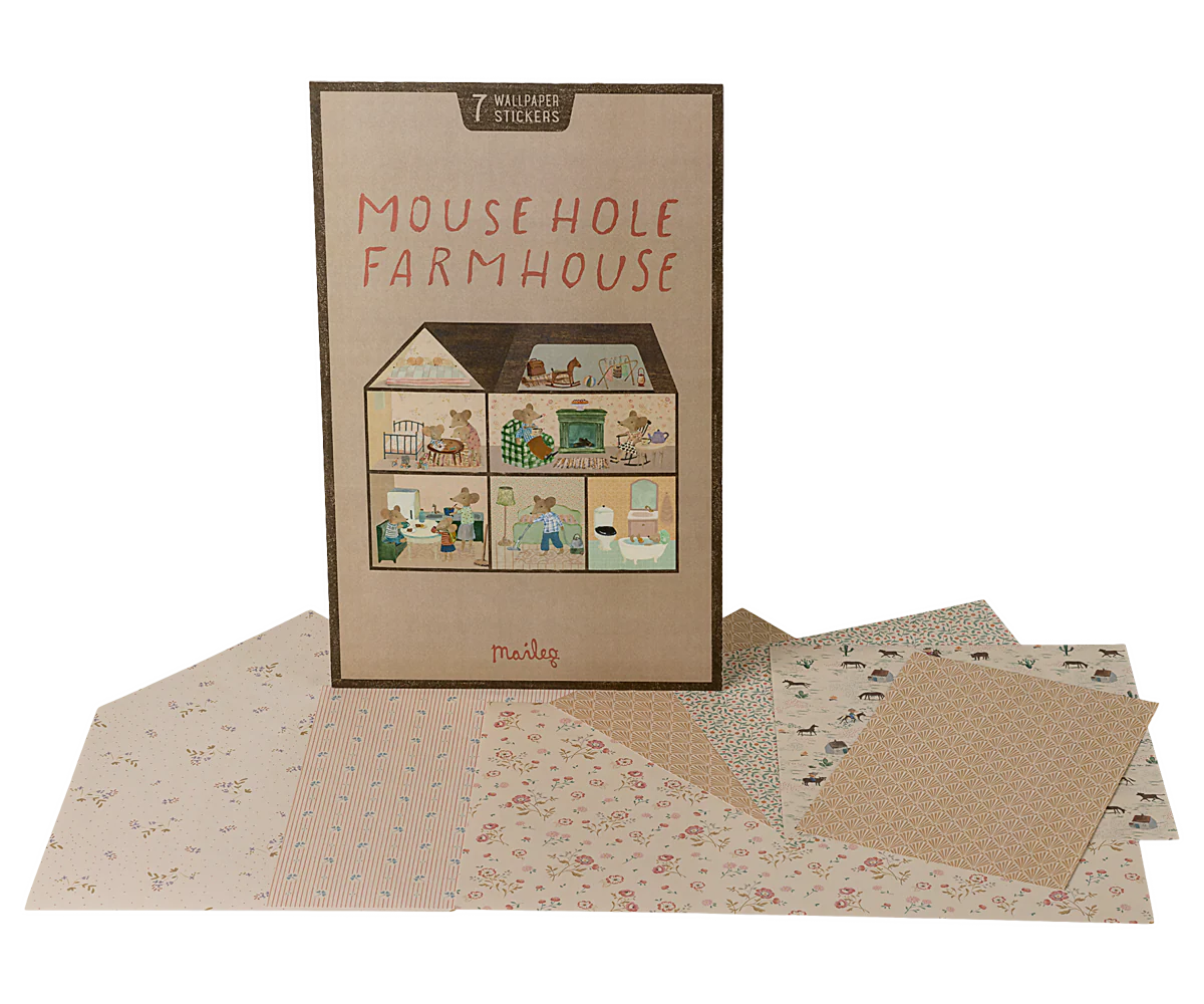 WALLPAPER MOUSE HOLE FARMHOUSE