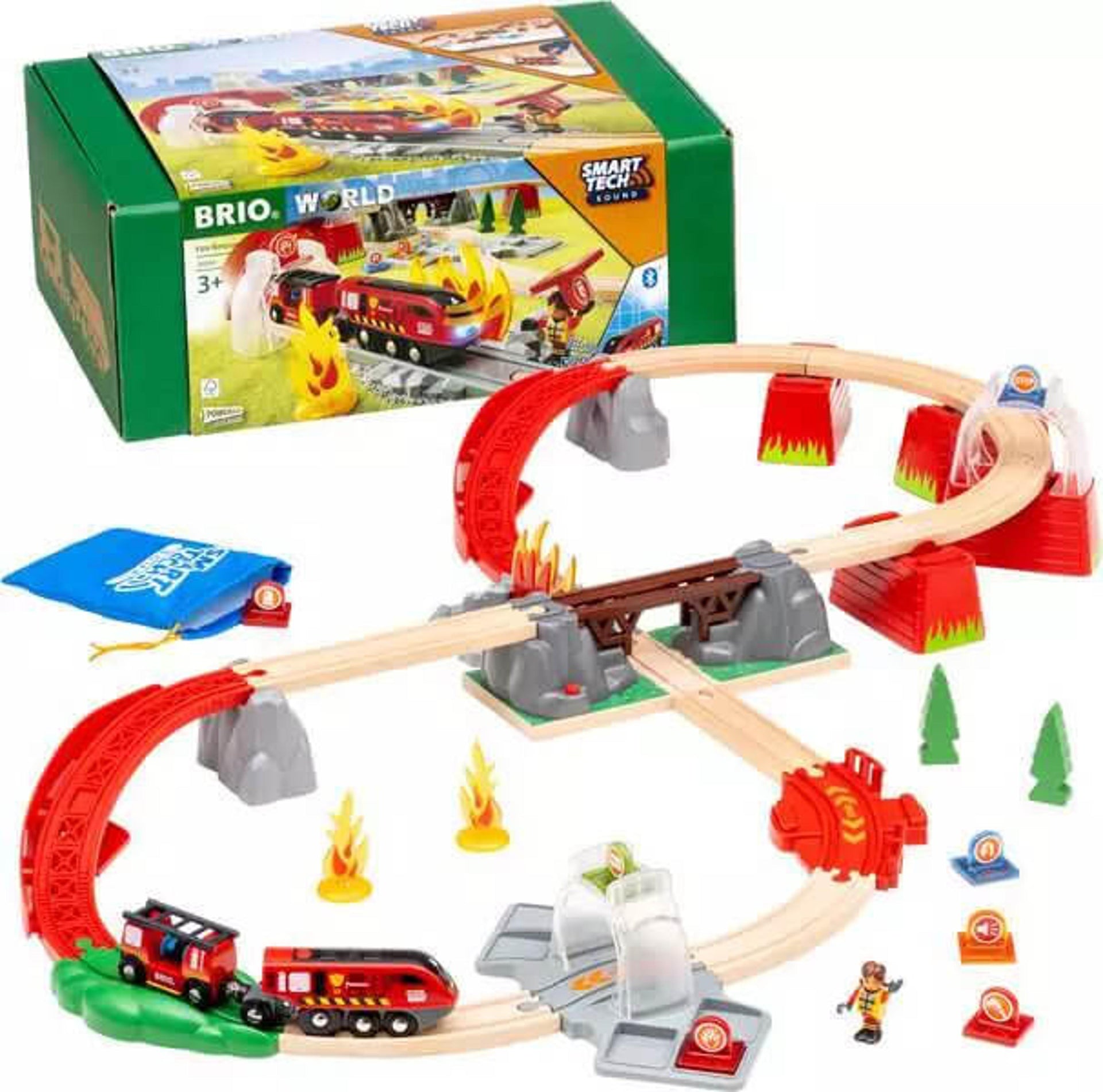 BRIO 36004 SMART TECH SOUND FIRE RESCUE SET