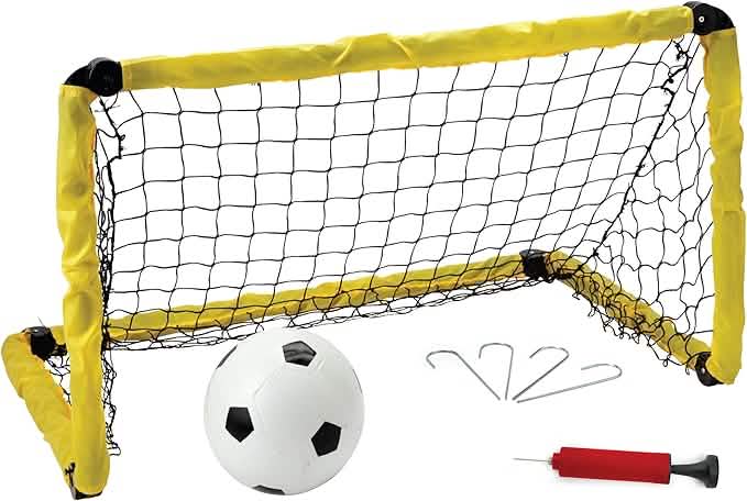 FOLD AND GO SOCCER GOAL SET