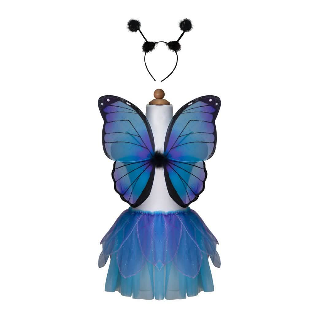 Midnight Butterfly Tutu With Wings & HB, Size 4-6