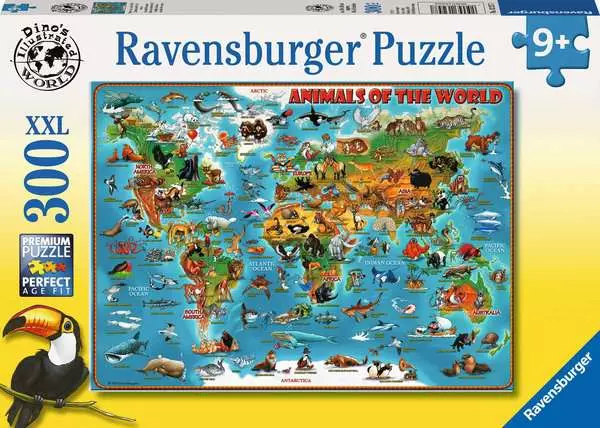 Animals of the World 300 Pc Puzzle