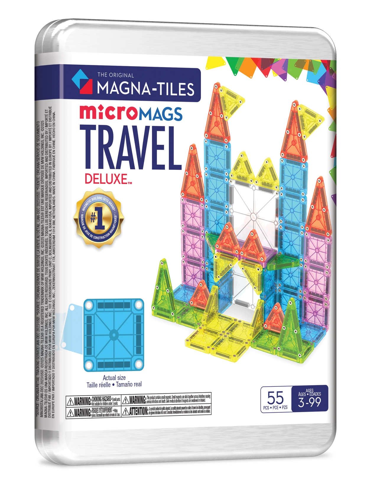 MAGNA-TILES TRAVEL SET DELUXE 55 PIECE SET